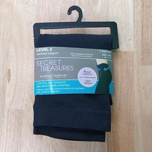 Shaping Leggings Level 2 Maximum Super Slimming Support 1 Pair S/M CH/M Black